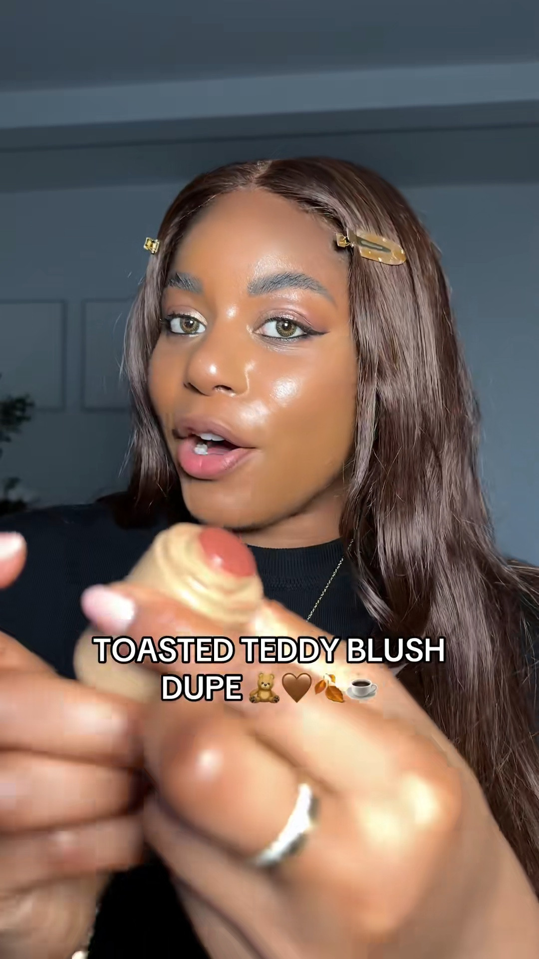 I found the perfect rhode pocket blush toasted teddy dupe! The too cheeky blush stick from Ulta is very similar in shade and finish, offering a similar toasted blush look. For a fraction of the price, it’s worth testing out for yourself! .. For more links to new years eve outfit, holiday party outfit, cozy travel outfit, holiday accessories, hostess gift ideas, nye outfit, new years eve outfits, holiday outfits womens, faux fur hat, follow me on LTK! ✨

#LTKBeauty #LTKHoliday #LTKgrwm