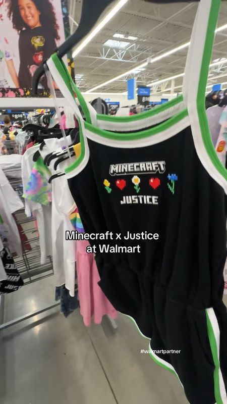 ✨ Walmart came out with a Justice X Minecraft collection….. They have pajamas, tank tops, shorts, hairpieces, backpacks, and many other accessories. You can find them in store or online

#LTKVideo #LTKKids