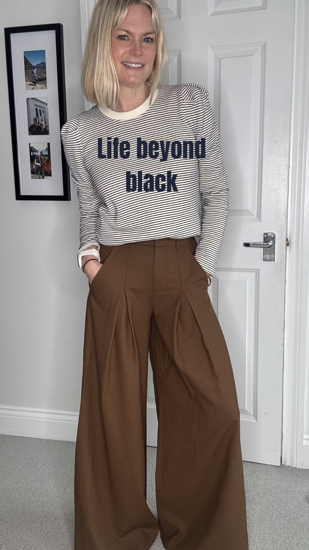 Don’t feel like there’s only black you can wear on your bottom half. 

Take this trouser which may seem like a tricky one to wear but see how many different colours it actually works with 👌👌

Since I made this reel the trouser is oos in a number of sizes so I’ve linked other trousers of a similar colour as alternatives. 

Various pieces are now on sale too - both coats and my brown boots too 🙌

Bright knits Bricks & Stitches 
Scarf Amelia Rose Accessories 

Workwear 
Trousers 


#LTKeurope #LTKuk #LTKworkwear