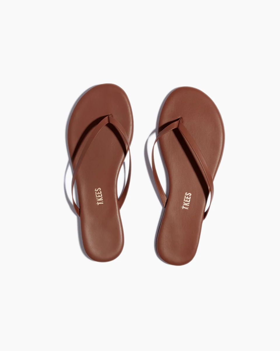 Lily Nudes in Heatwave | Women's Leather Flip Flops & Sandals | TKEES | TKEES
