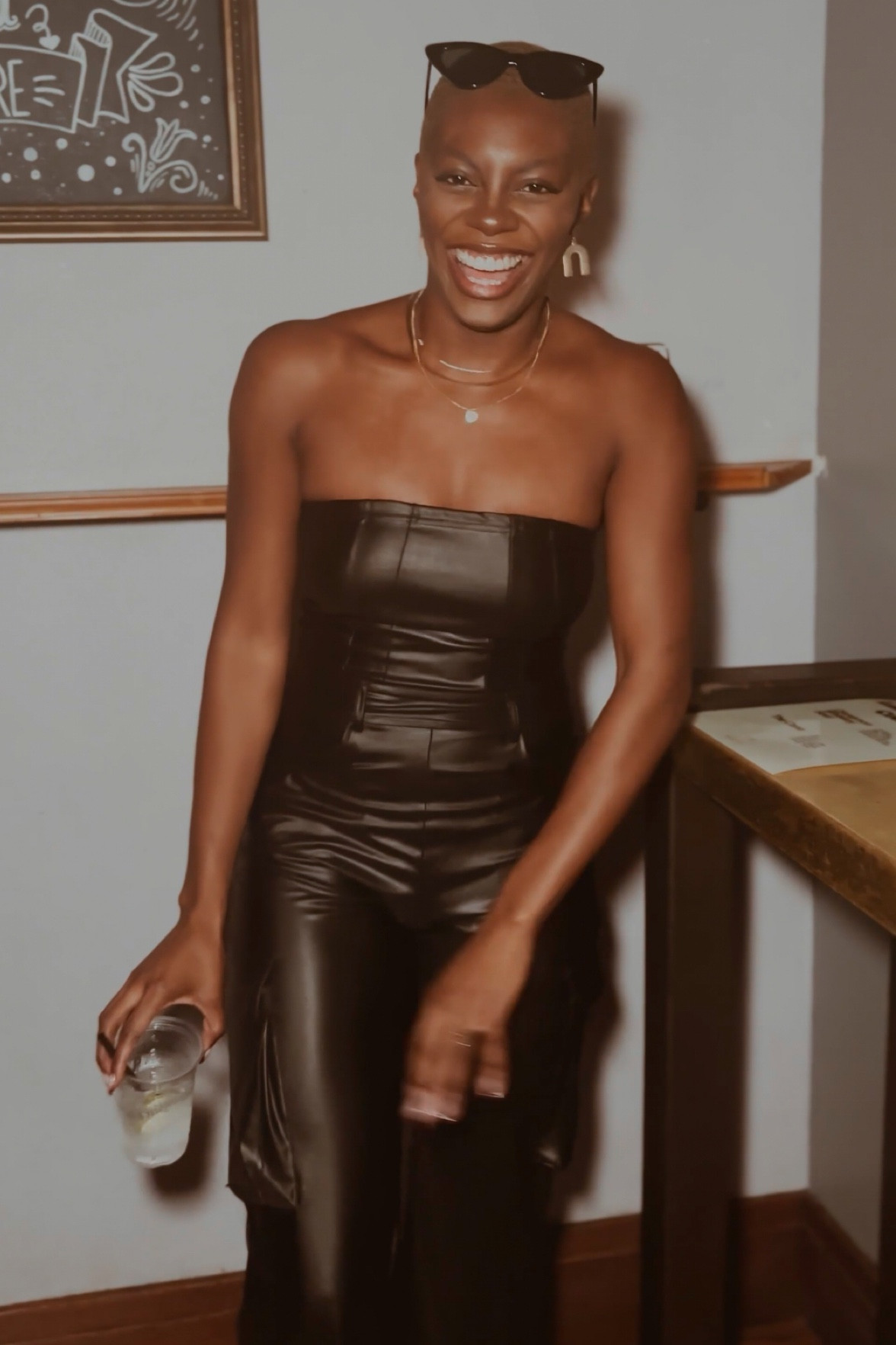 The leather jumpsuit is a staple on its own but I got a lot of compliments on my earrings as well! I do think people underestimate the power of a good earring lol

#LTKfindsunder50 #LTKCyberWeek #LTKstyletip