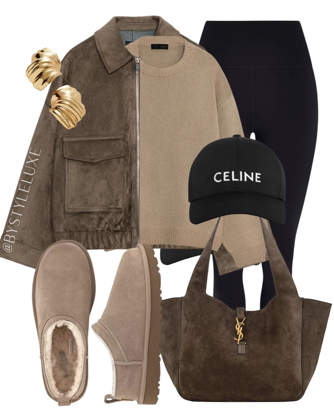 SUEDE JACKET - styling this Zara jacket with leggings and this seasons must have comfy Ugg micro boots. Perfect off-duty style 

#ugg #autumnoutfit #suedejacket

#LTKshoes #LTKautumn #LTKstyletip