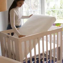 Breathe Safe&trade; Breathable Mini Crib Mattress | Lullaby Earth
