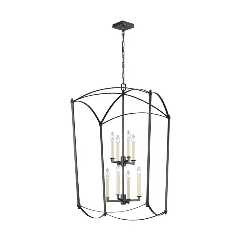 Brockton 8 - Light Lantern Geometric Chandelier | Wayfair North America