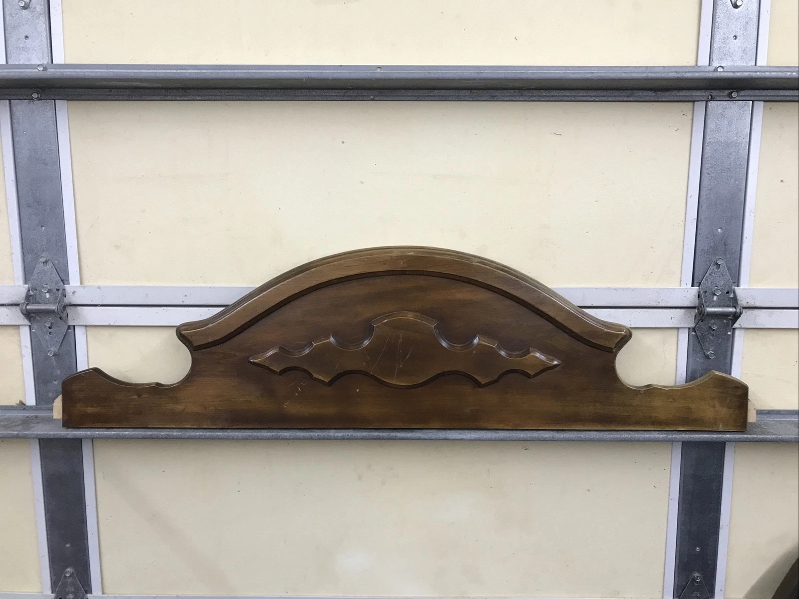 Ornate Antique Carved Reclaimed Wood Over Door Architectural Pediment 13”x48” | eBay US
