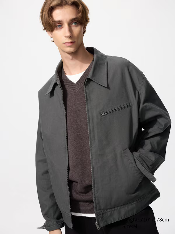 Zip-Up Blouson | UNIQLO (UK)