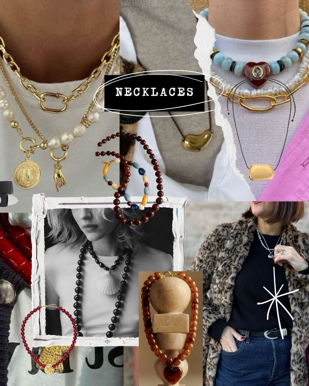 Layering chunky beaded necklaces are going to be big for 2026.

#LTKuk