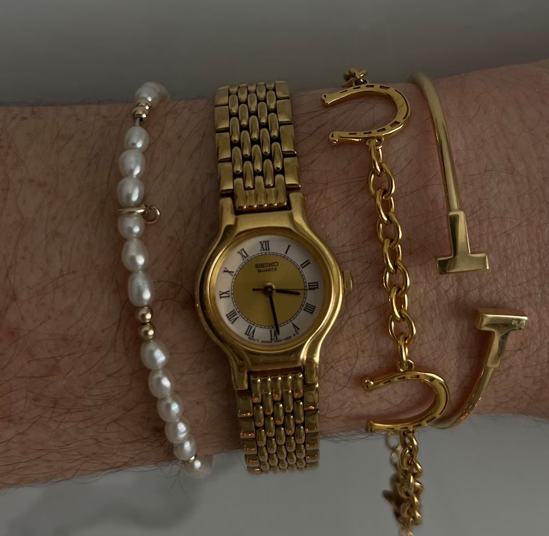Vintage Gold Seiko Small Ladies Watch - Etsy | Etsy (US)