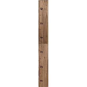 Kate and Laurel Growth Chart 6.5' Wood Wall Ruler, Rustic Brown | Amazon (US)
