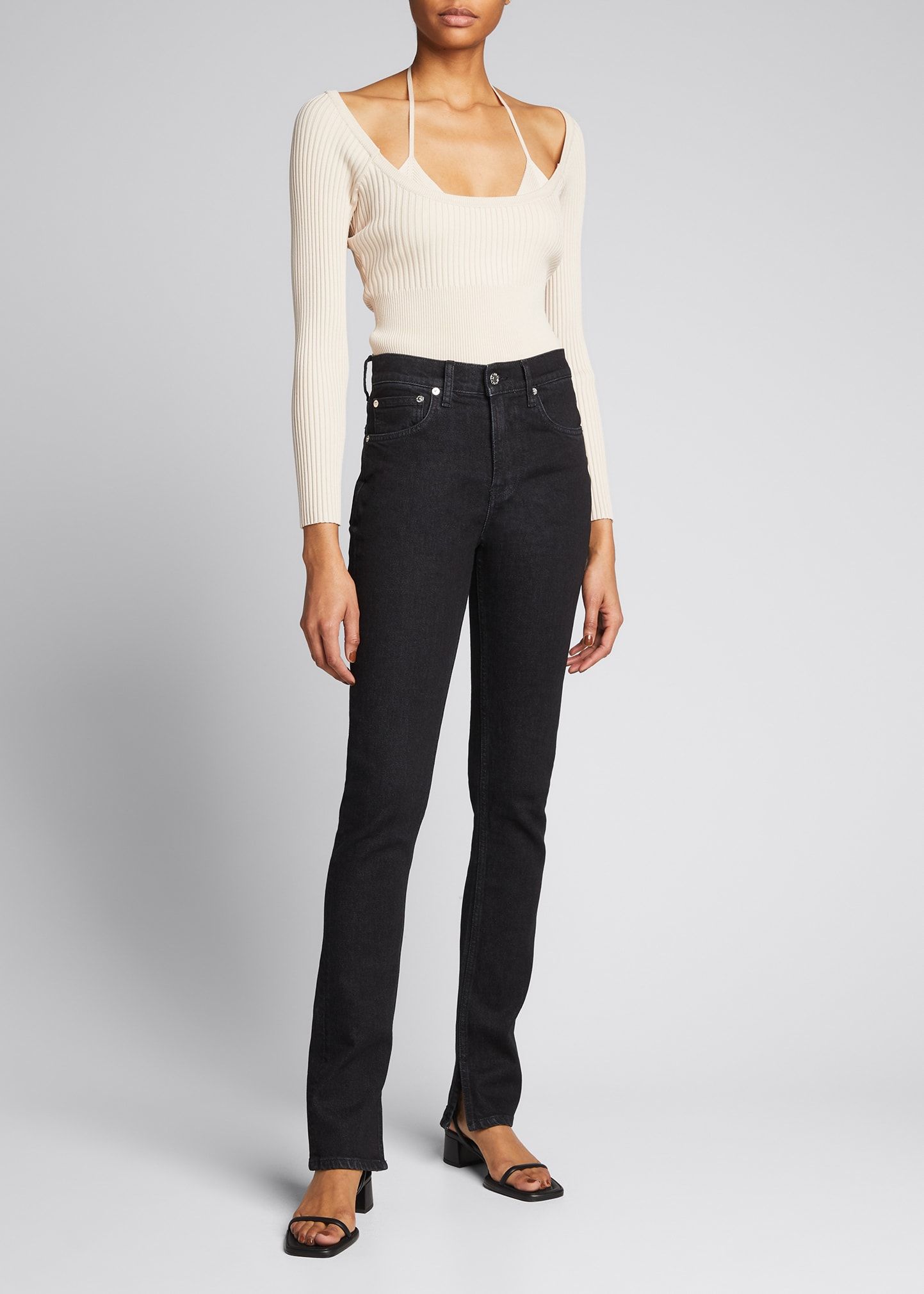 High-Rise Skinny Jeans | Bergdorf Goodman