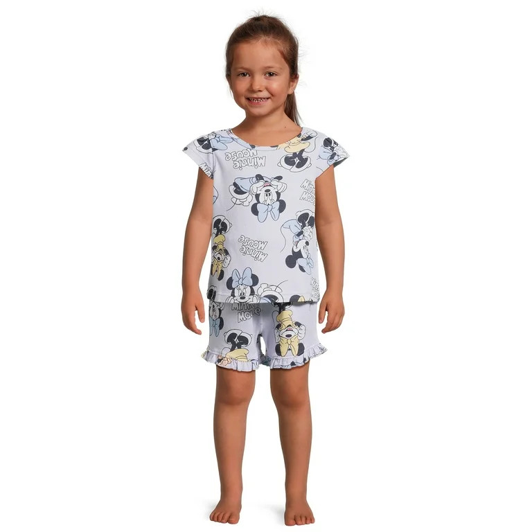 Character Toddler Girl Pajama Set, 2-Piece, Sizes 12M-5T | Walmart (US)