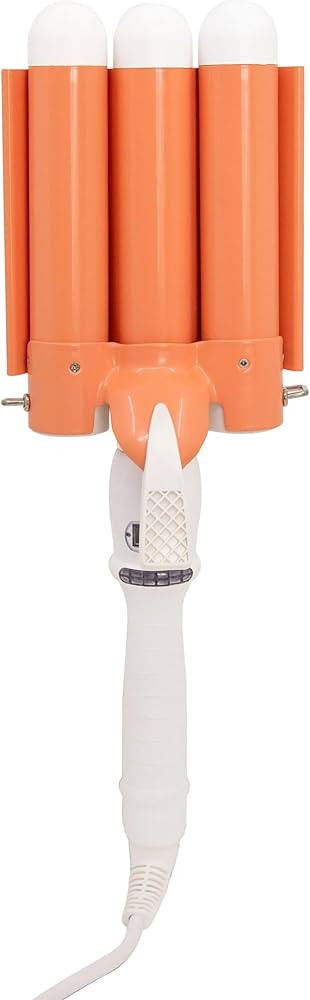 Tidal Hair Triple Barrel Beach Waves Curling Iron - 32mm Bed Head Ribbon Curler Wand - Crimper Ha... | Amazon (US)