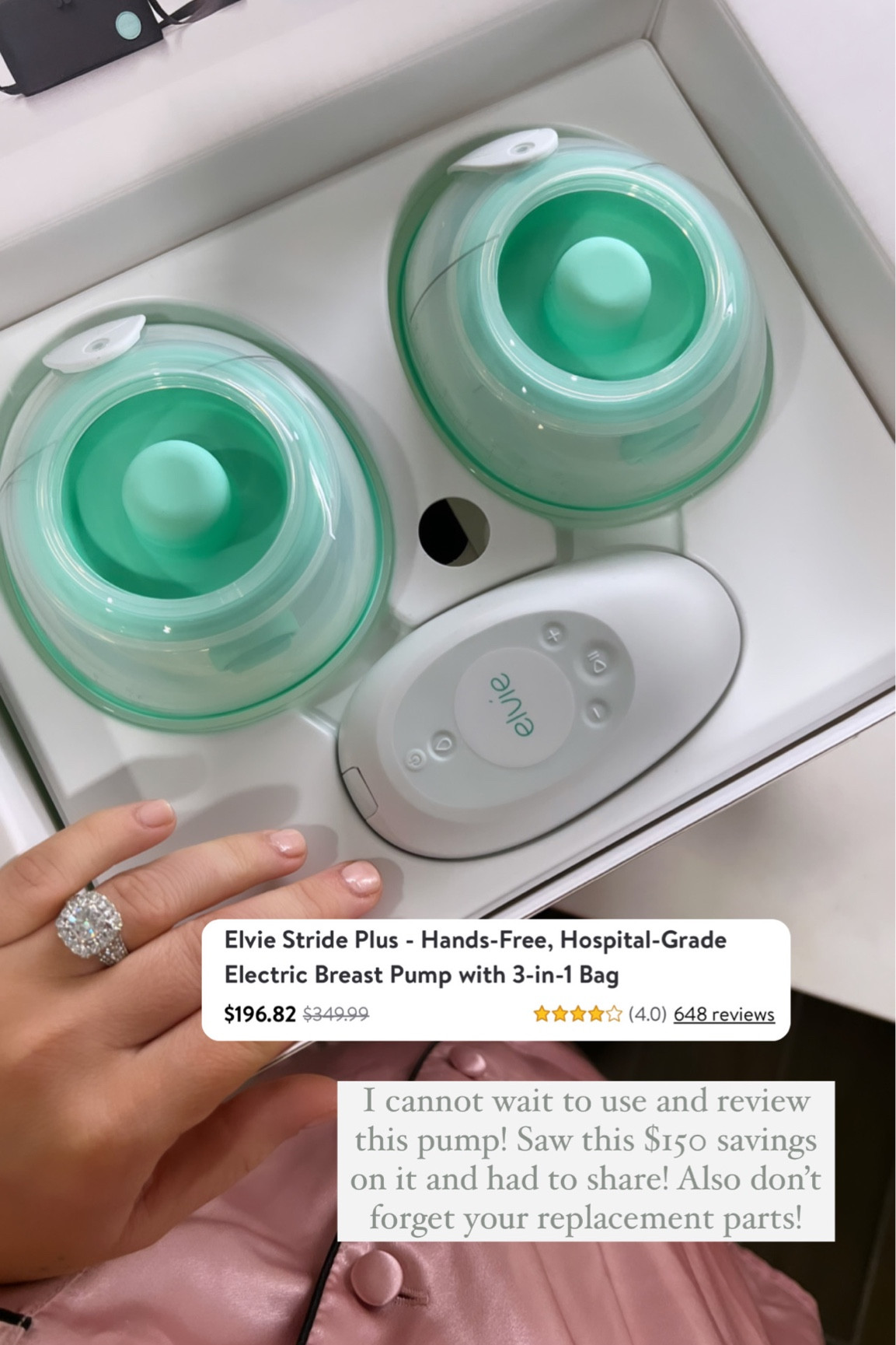 Huge Elvie stride savings! $150 off!! Also added replacement parts as they should be replaced every 6 months 

#LTKbump #LTKbaby