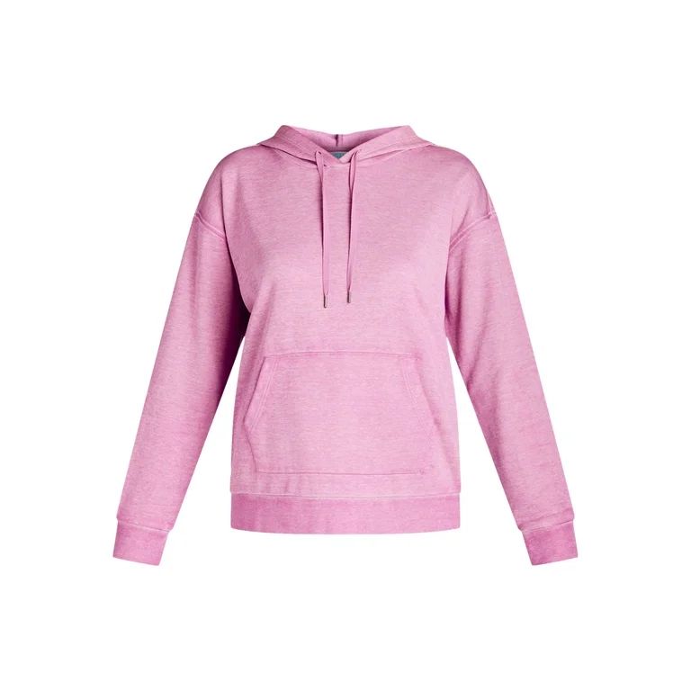 Time and Tru Women's and Women’s Plus Washed Hoodie, Sizes XS-XXXL - Walmart.com | Walmart (US)