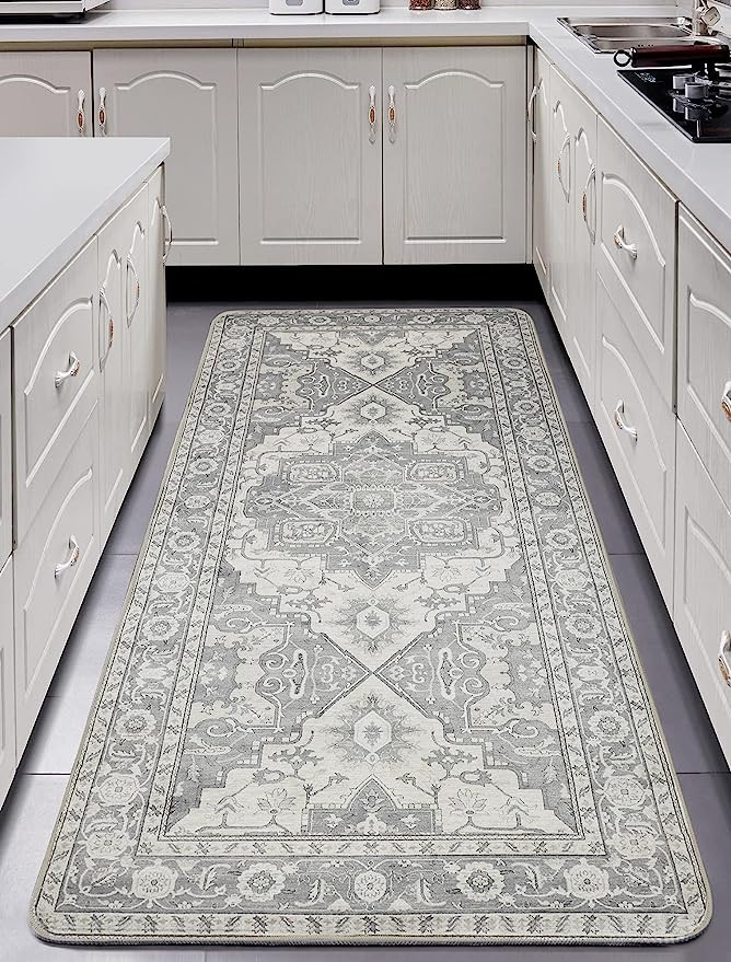 MaxRugrs Kitchen Rug Runner for Hallways 2'6"x6' No Crease Machine Washable Stain Resistant Non S... | Amazon (US)