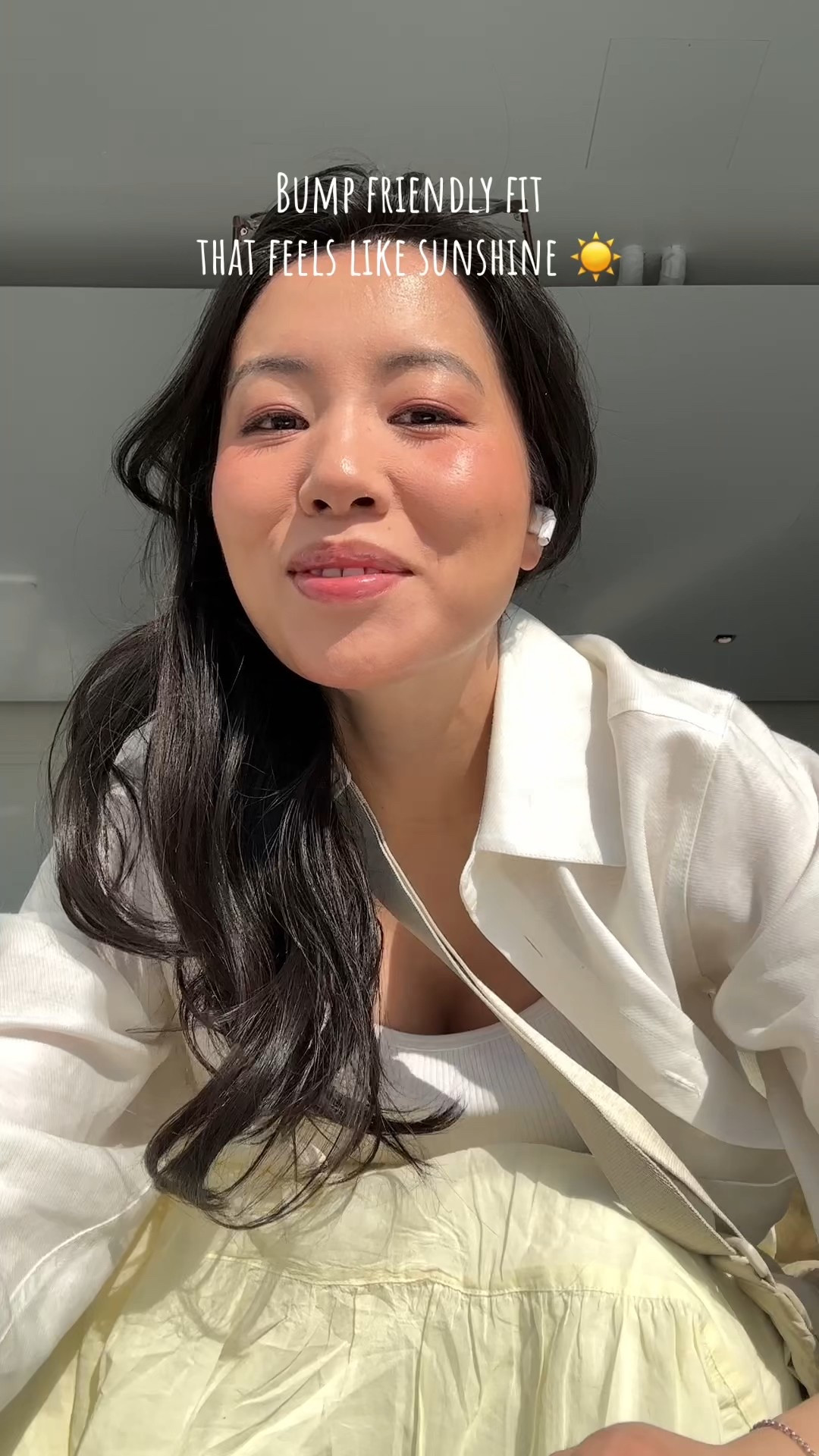 Bump friendly spring fit ☀️