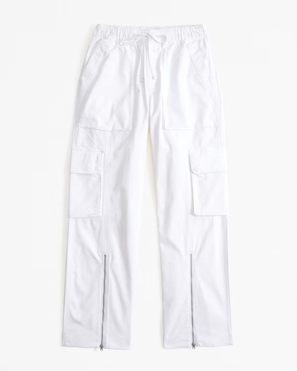 Pull-On Wide Leg Cargo Pant | Abercrombie & Fitch (US)