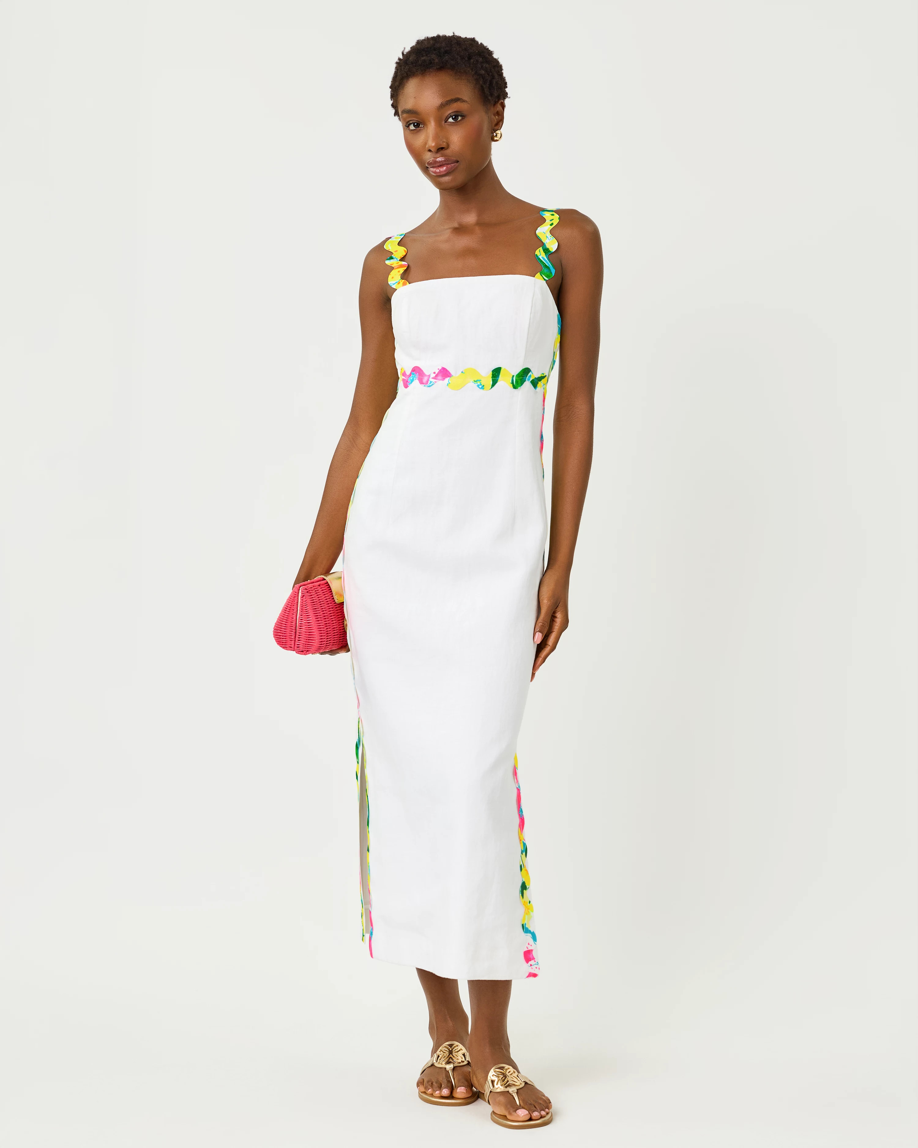 Mikayla Linen Midi Dress | Lilly Pulitzer