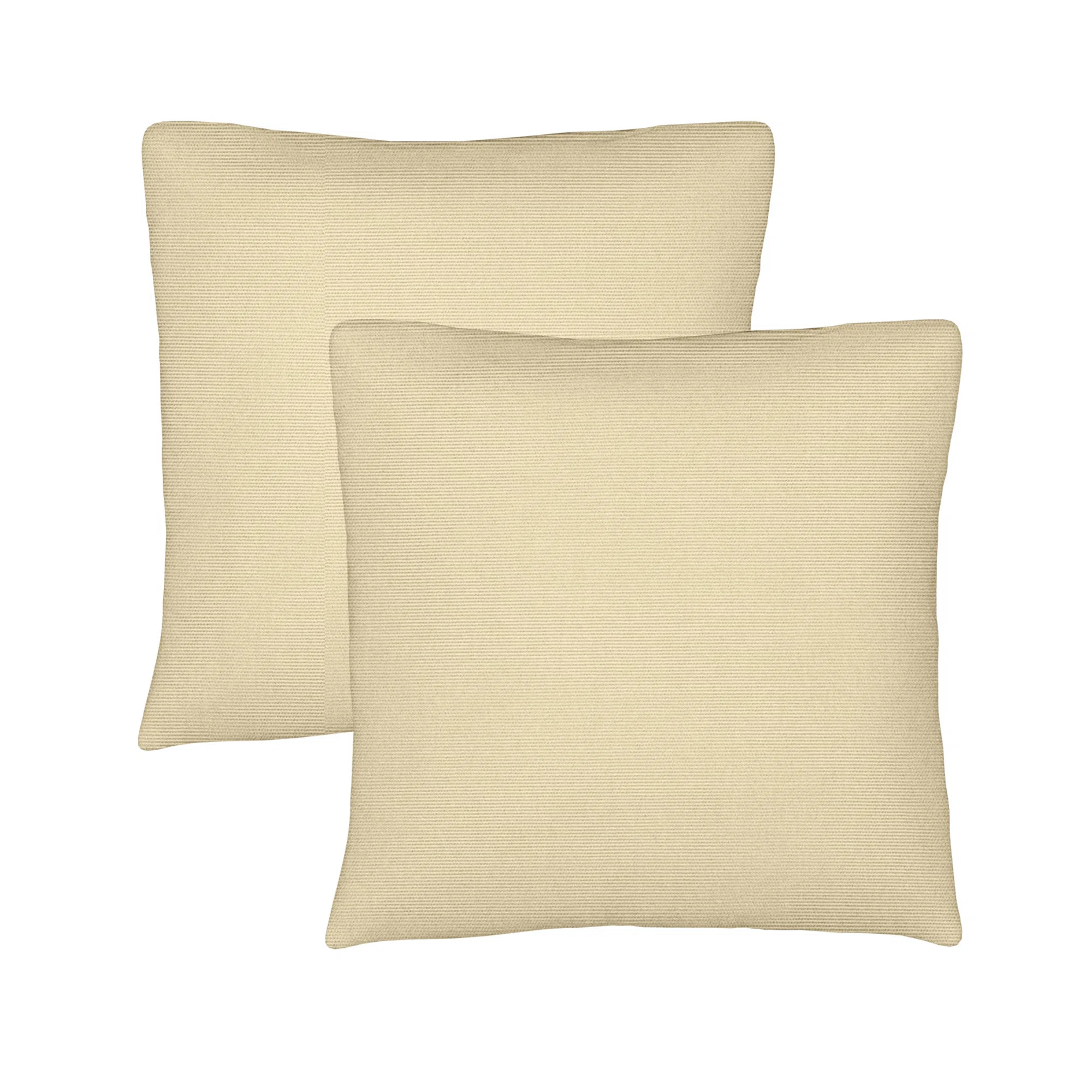 Pack of 2 Sunbrella\u00ae Outdoor Throw Pillows, Square Throw Pillows Inserts with Covers (Set of... | Wayfair North America