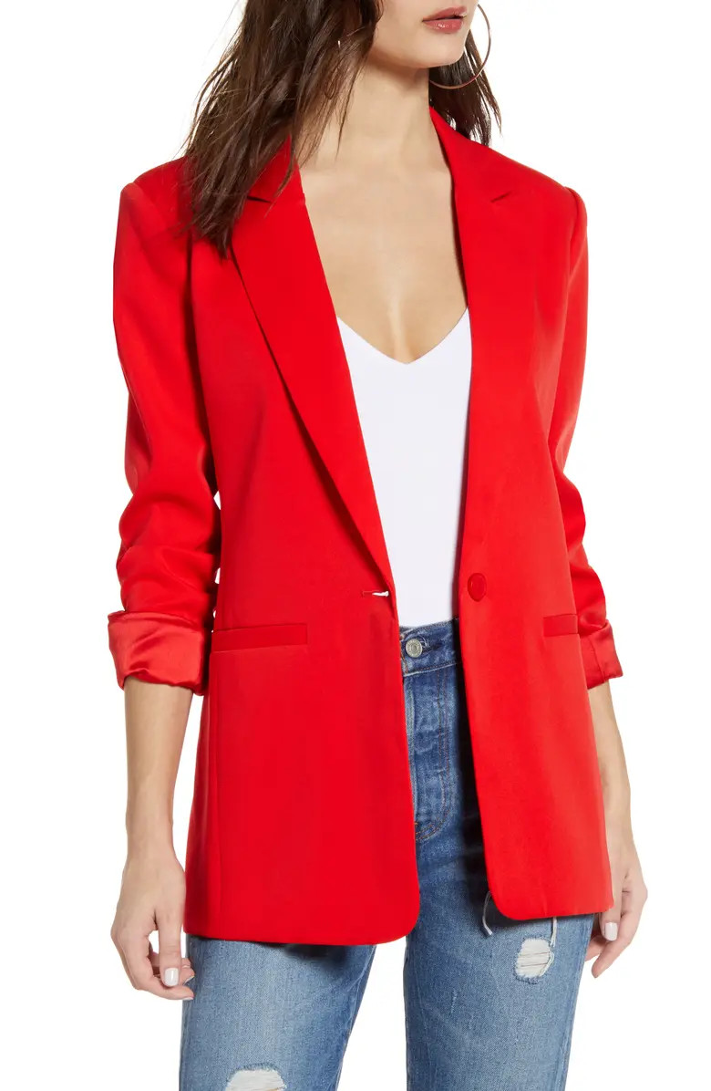 Tailored Single Button Blazer | Nordstrom