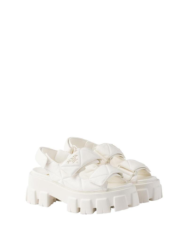 Prada Women's Monolith Nappa Leather Sandals | Bloomingdale's (US)
