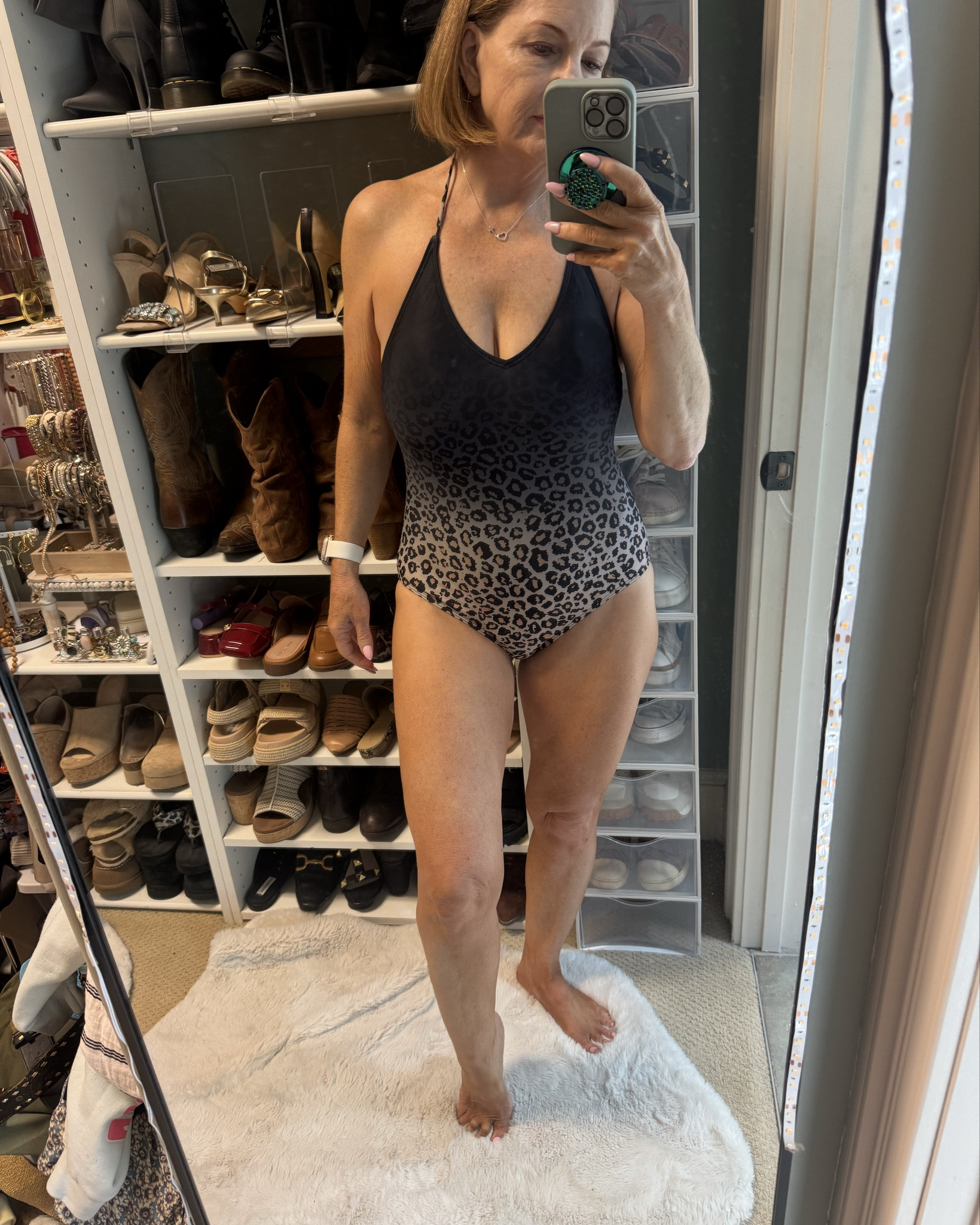 You’ll never believe this gorgeous leopard one piece swimsuit and coverup is $21.98! Walmart summer!


#LTKSwim #LTKSeasonal #LTKOver40