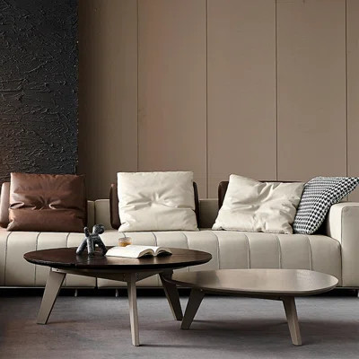 Modern Minimalist Black Coffee Table Set | Wayfair North America