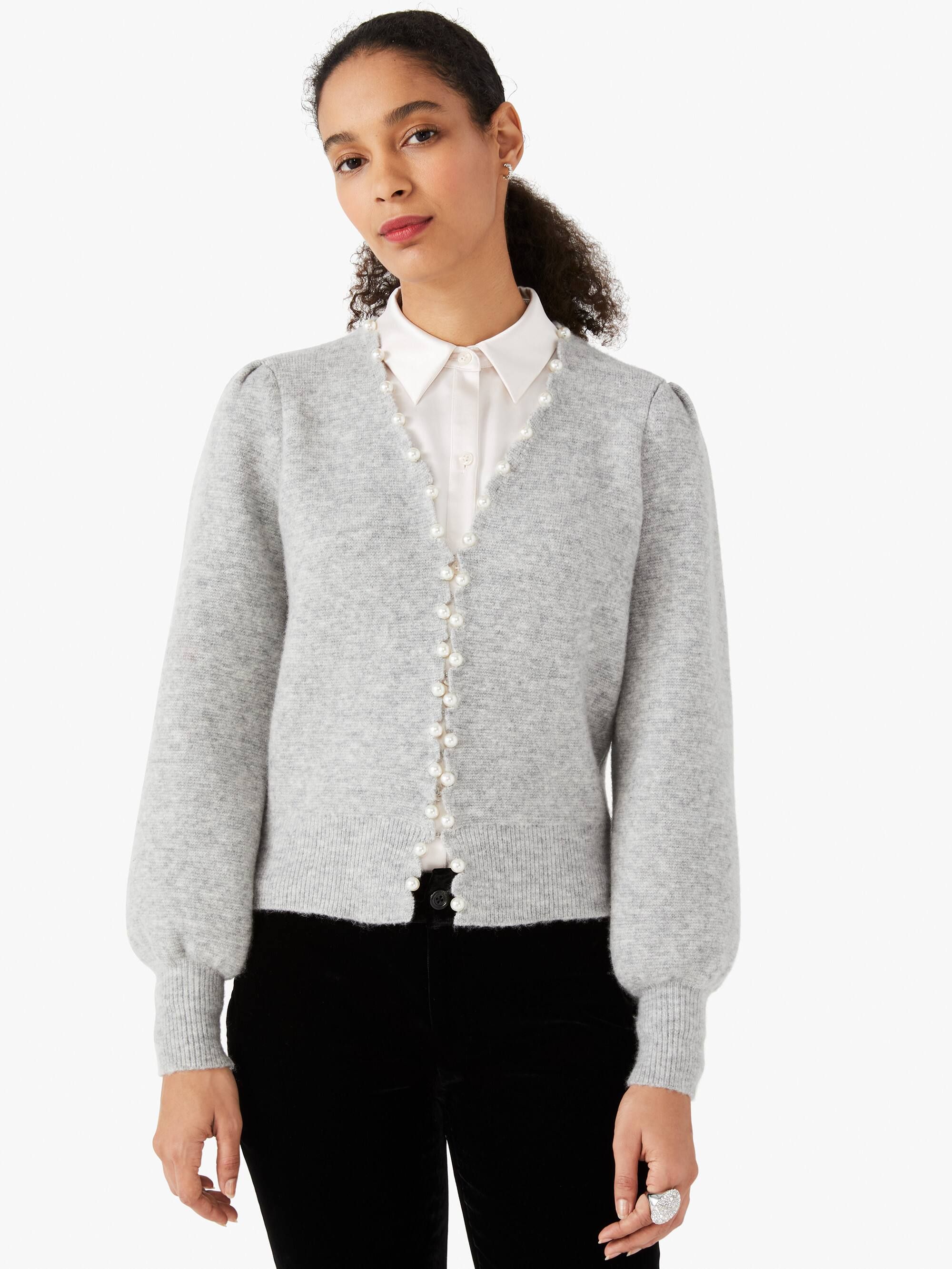 pearl-edged cardigan | Kate Spade (US)