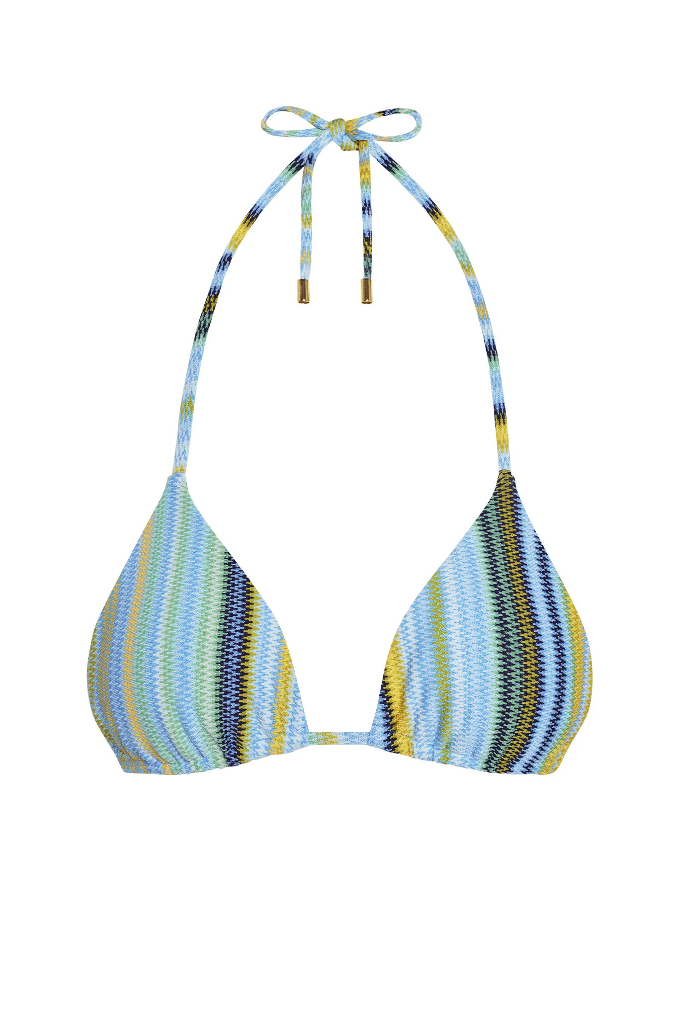 Palma Top - Sardinia Stripe Azure | Monday Swimwear