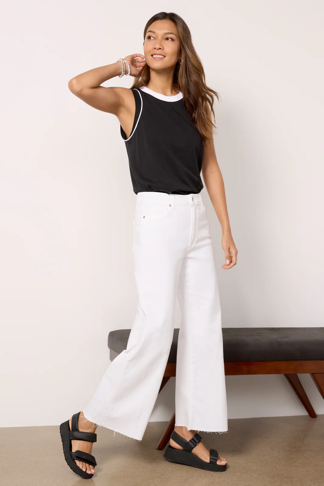 Anessa w Raw Hem | Evereve