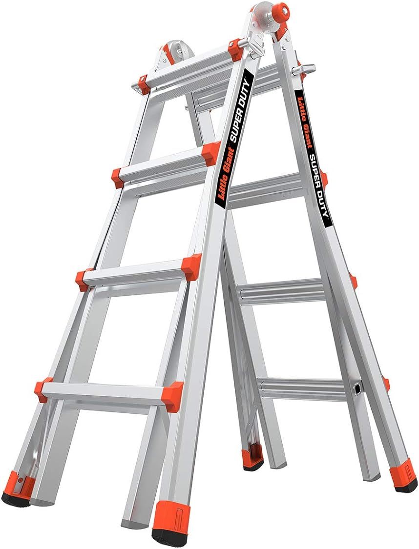 Little Giant Ladders, Velocity with Wheels, M26, 26 Ft, Multi-Position Ladder, Aluminum, Type... | Amazon (US)