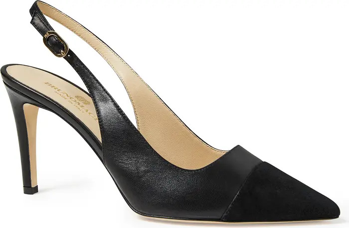 Alina Slingback Pointed Cap Toe Pump (Women) | Nordstrom