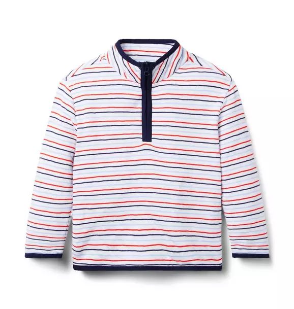Striped Half-Zip Sweatshirt | Janie and Jack