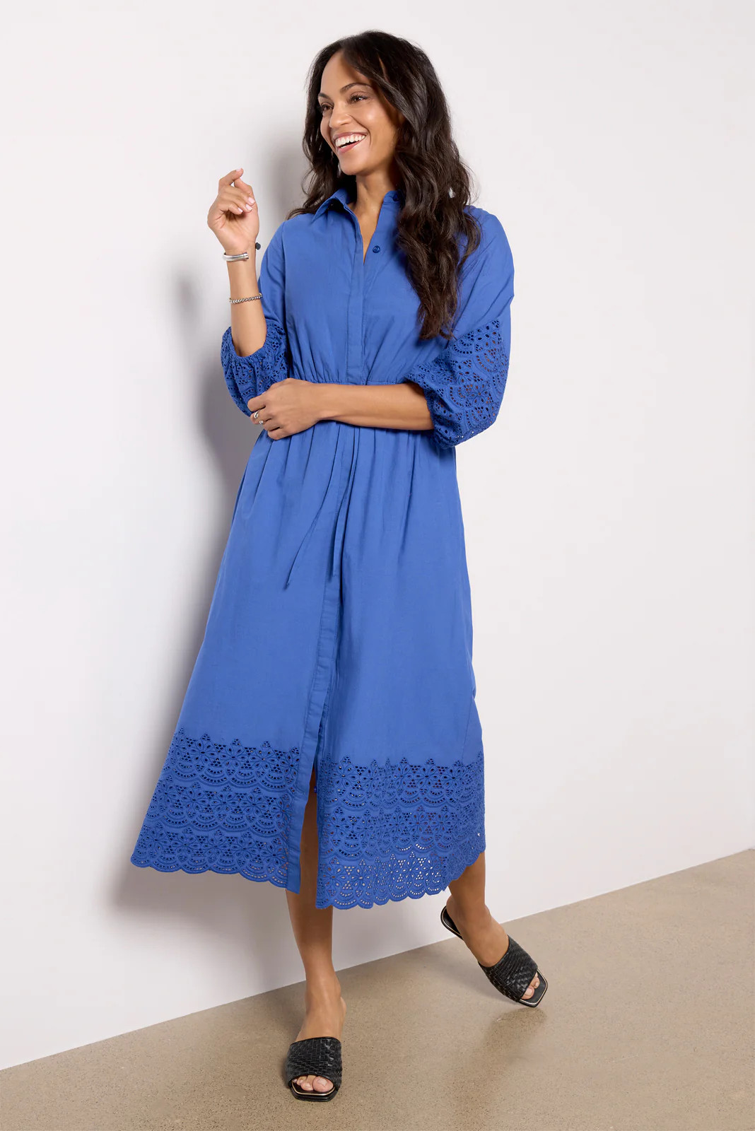 Addison Eyelet Dress | Evereve