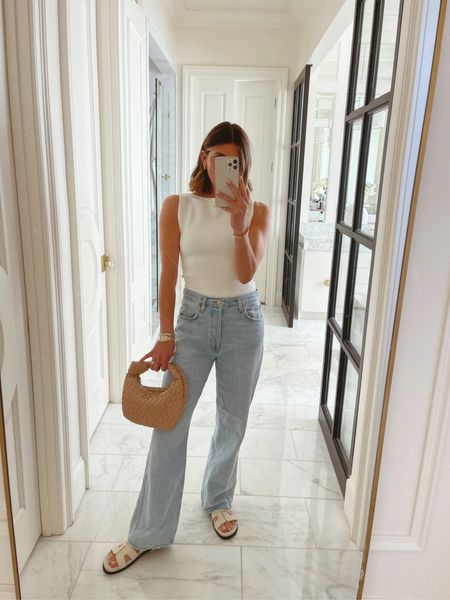 Comfy baggy jeans for summer - I sized down one size 