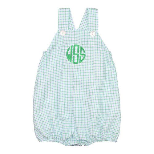 Green And Blue Windowpane Bubble | Cecil and Lou