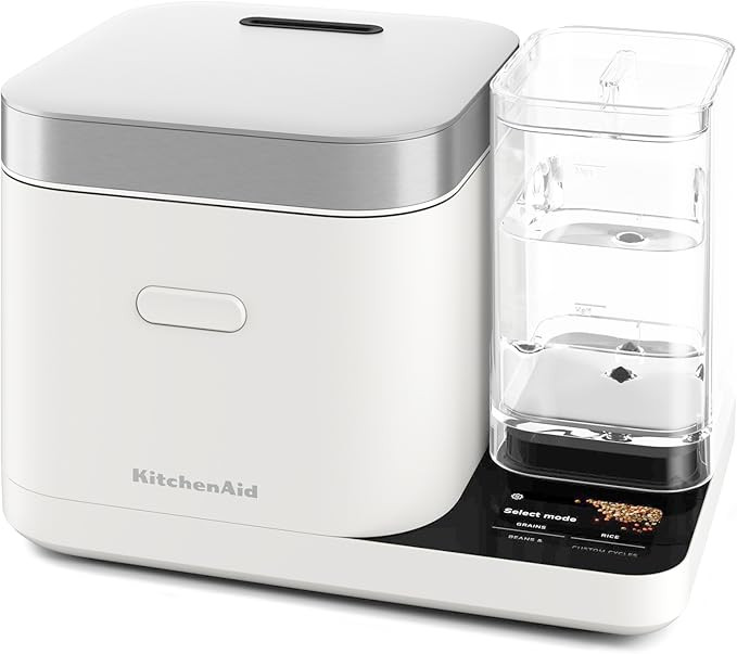 KitchenAid Grain and Rice Cooker 8 Cup with Automatically Sensing Integrated Scale + Water Tank, ... | Amazon (US)