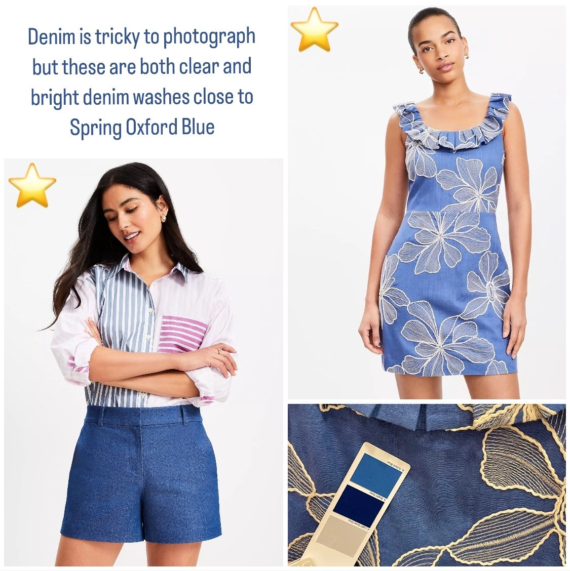 Great Oxford Blue for Springs
Cream embroidery on the dress
#hocspring #hocoxfordblue
⭐️ = Verified Color
