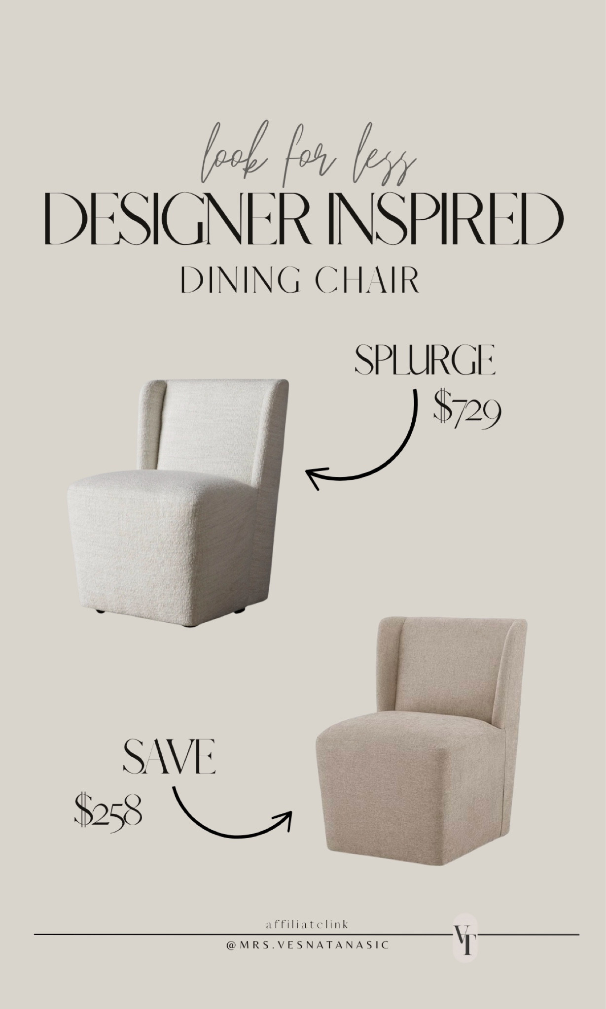 I found the best look for less dining chairs on Amazon! I got them for our breakfast nook and love them! @amazon #amazonhome #founditonamazon #amazon #diningchair #arhaus #lookforless 

#LTKGiftGuide #LTKSaleAlert #LTKHome