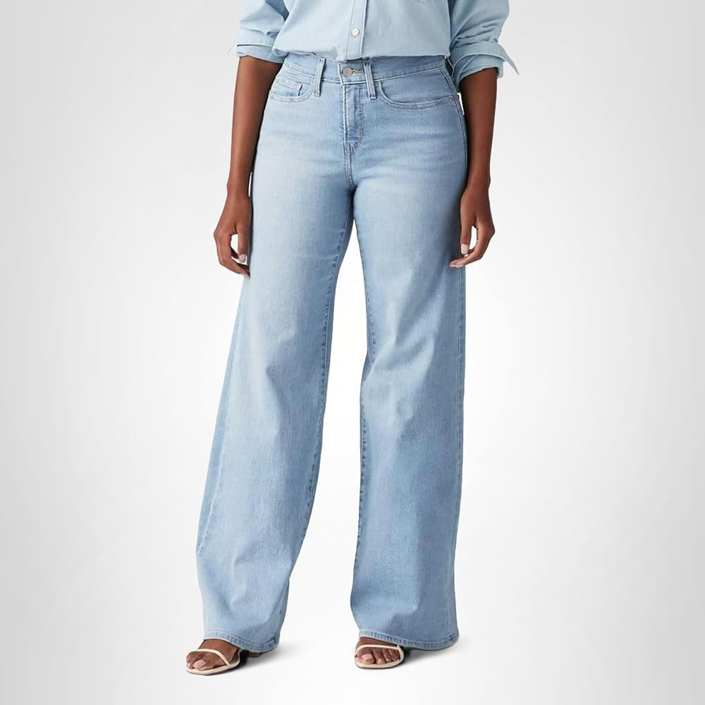 Levi's Womens 318 Shaping Wide Leg | Amazon (US)