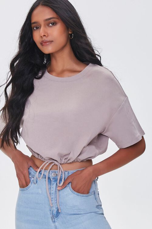 Cropped Drawstring Tee | Forever 21 (US)