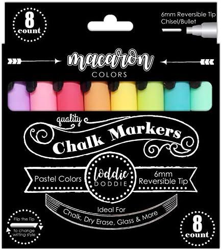 Loddie Doddie Chalk Markers - Perfect for Chalkboards, Blackboards, Windows, Glass, Bistro | 6mm ... | Amazon (US)