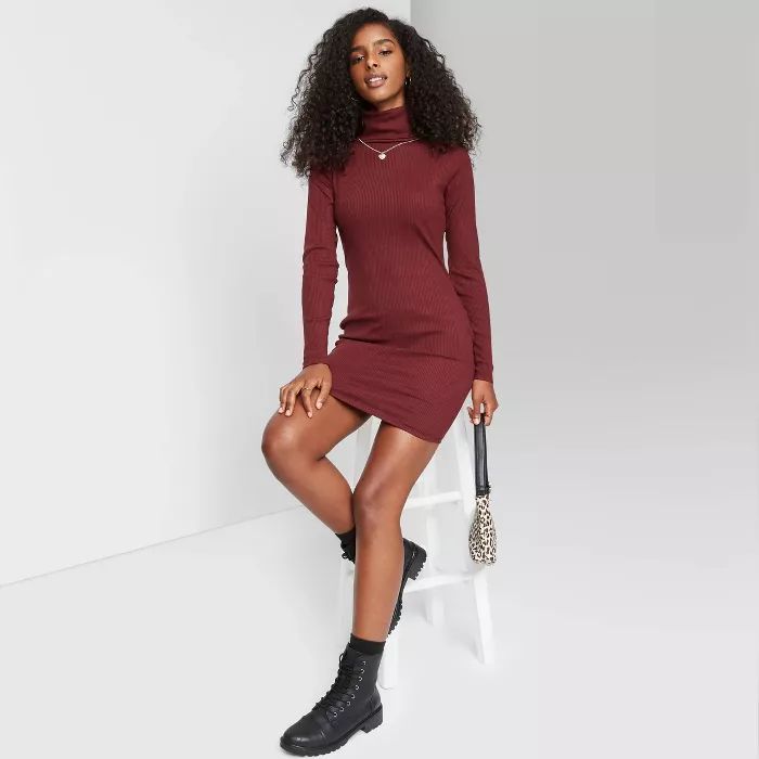 Women's Long Sleeve Bodycon Dress - Wild Fable™ | Target
