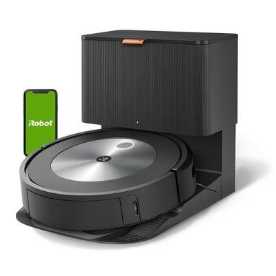 iRobot Roomba j7+ Wi-Fi Connected Self-Emptying Robot Vacuum - Black - 7550 | Target