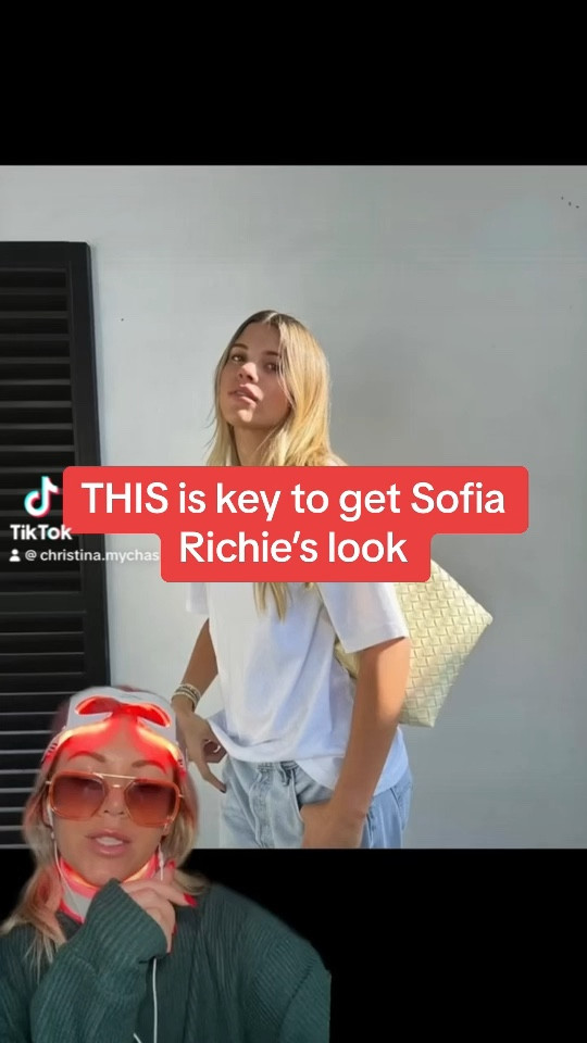 How to get Sofia richies perfect jeans and a tshirt look
