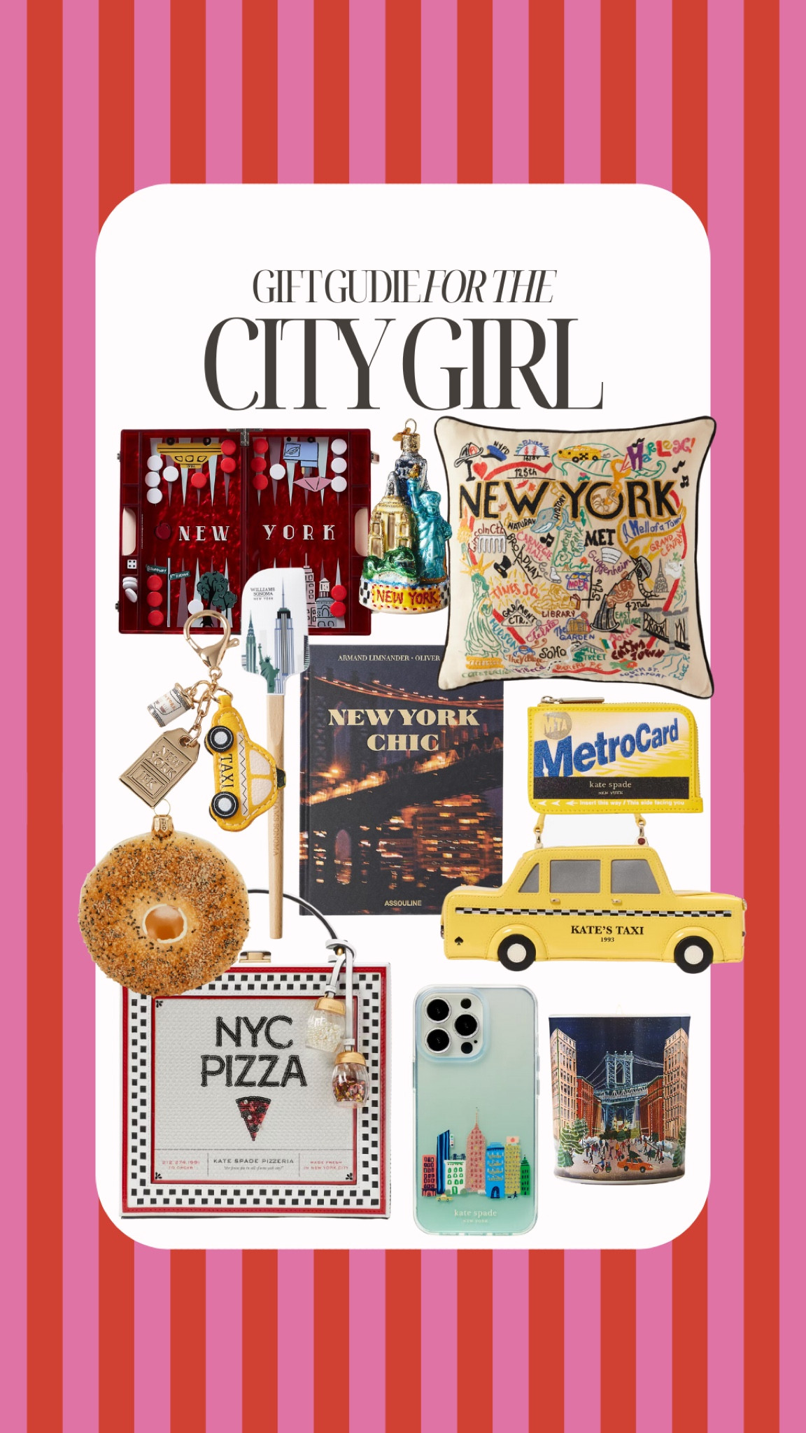 NYC gifts, gift guide for the city girl 

#LTKTravel #LTKHoliday #LTKGiftGuide