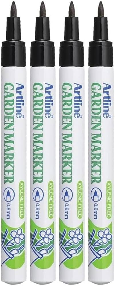 Artline Garden Marker | Water Resistant | Quick Dry Ink Great For Outside Use (4 Markers) | Amazon (US)
