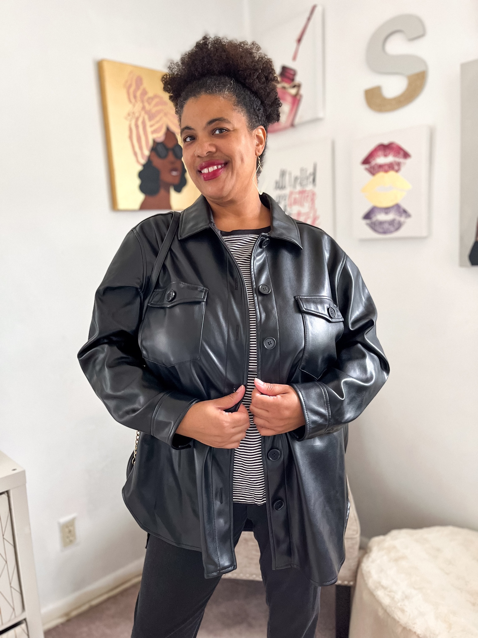 I’ve been this faux leather shacket for just $28! #walmartfashion

#LTKGiftGuide #LTKover40 #LTKSeasonal
