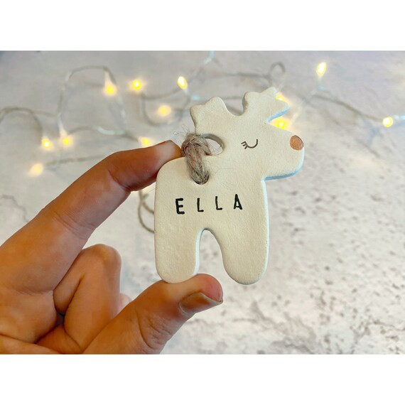 Mini Reindeer Christmas Tree Decoration Christmas ornament | Etsy | Etsy (US)