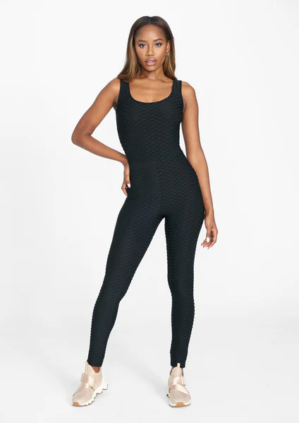 Tall Honeycomb Ruched Catsuit | Branded Online- Alloy Apparel